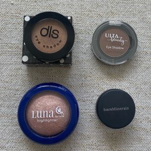 NEW Unused highlighter and eye shadow set